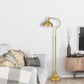Cal Lighting Industrial Retro Floor Lamp with Half Dome Metal Shade