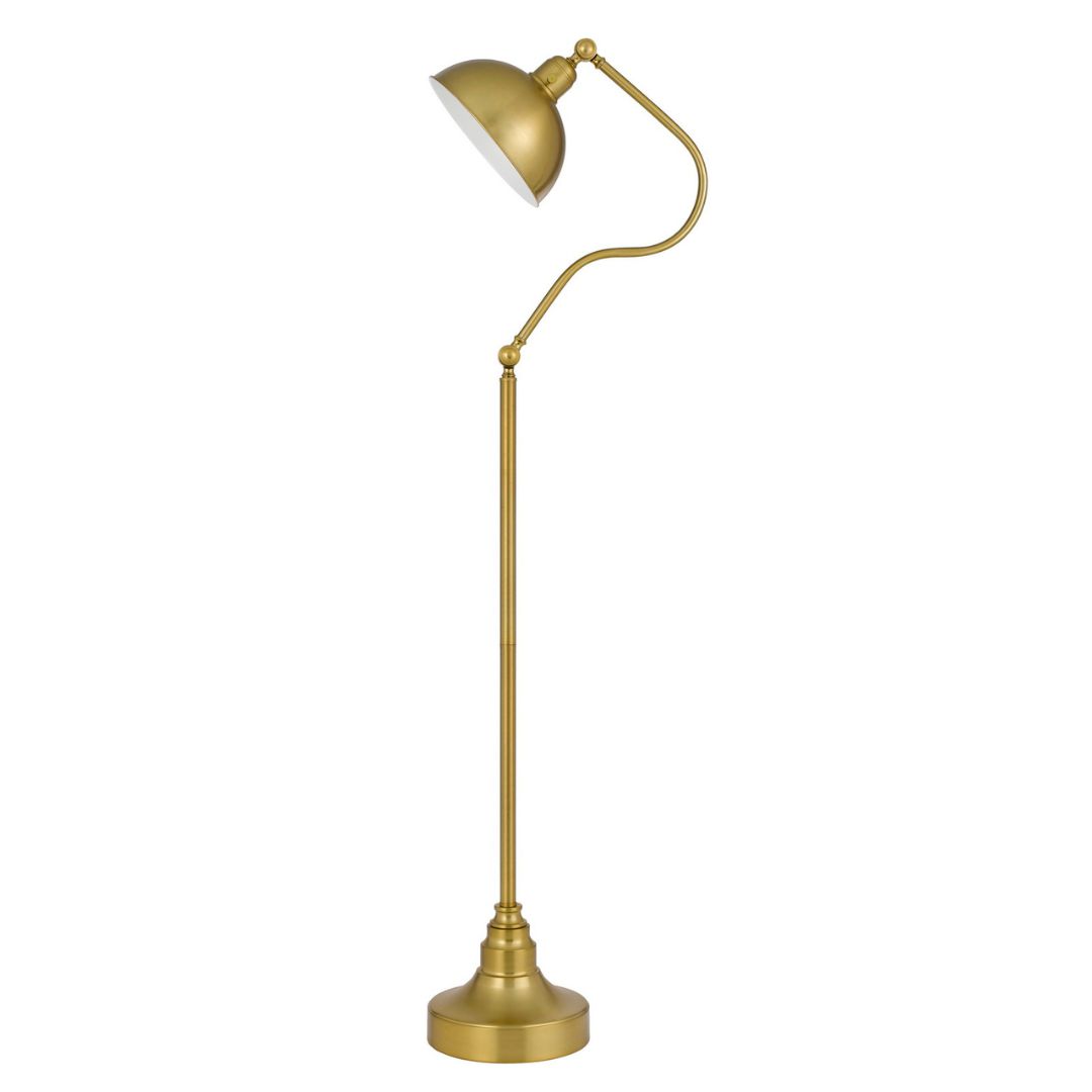 Cal Lighting Industrial Retro Floor Lamp with Half Dome Metal Shade