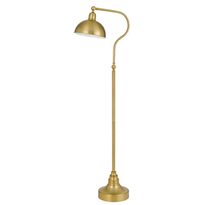 Cal Lighting Industrial Retro Floor Lamp with Half Dome Metal Shade