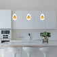 Cal Lighting Integrated Dimmable LED Double Glass Mini Pendant Light