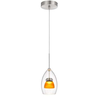 Cal Lighting Integrated Dimmable LED Double Glass Mini Pendant Light