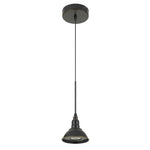 Cal Lighting Kampia LED Dimmable Metal Pendant Light in Dark Bronze