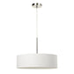 Cal Lighting LED Dimmable Pendant Light with Diffuser and Hardback Fabric Shade