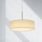 Cal Lighting LED Dimmable Pendant Light with Diffuser and Hardback Fabric Shade