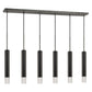 Cal Lighting Troy LED Dimmable 6-Light Pendant with Glass Diffuser