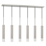 Cal Lighting Troy LED Dimmable 6-Light Pendant with Glass Diffuser