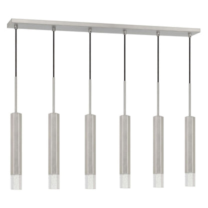 Cal Lighting Troy LED Dimmable 6-Light Pendant with Glass Diffuser