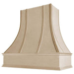 Hoodsly Unfinished Curved With Strapping Wooden Wall Mount Range Hood (30 in. W x 48 in. H)