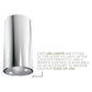 Faber Cylindra Isola 15 in. Island Mount Range Hood in Stainless Steel (CYLNIS15SS600)