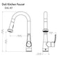 ZLINE Dali Kitchen Faucet in Matte Black (DAL-KF-MB)