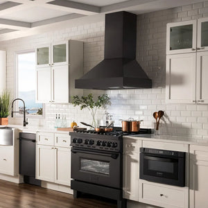 ZLINE Black Stainless Steel Wall Mount Range Hood (BS655N) 