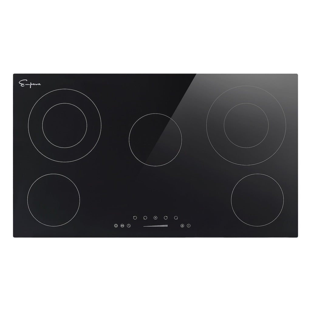 Empava 36 in. Electric Radiant Cooktop in Black (36REC14)