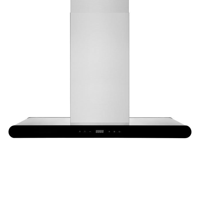 Empava 36 in. Ducted Island Mount Range Hood in Stainless Steel (36RH10)