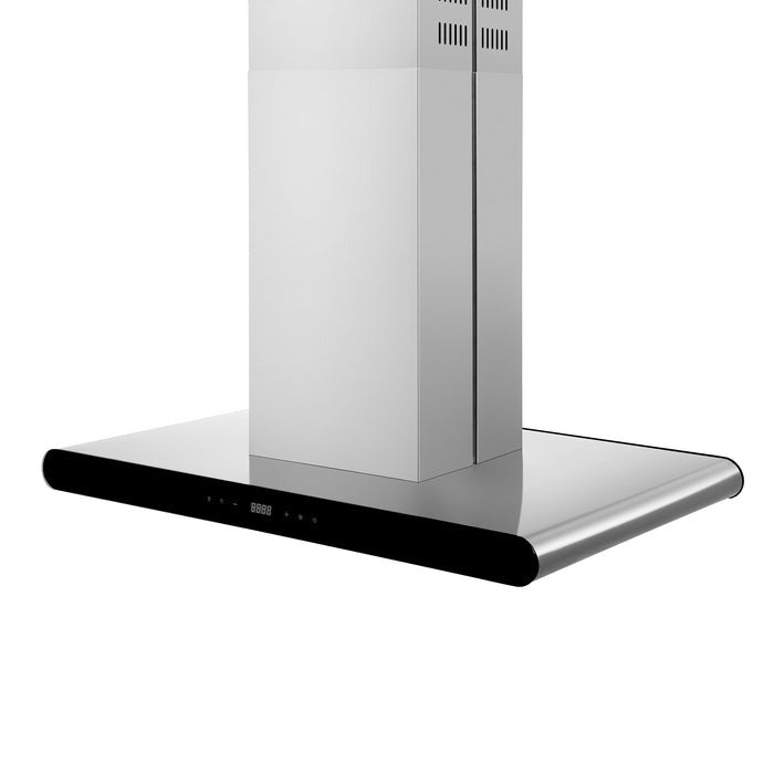 Empava 36 in. Ducted Island Mount Range Hood in Stainless Steel (36RH10)