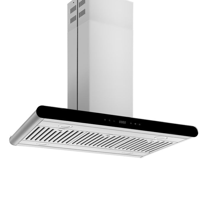 Empava 36 in. Ducted Island Mount Range Hood in Stainless Steel (36RH10)