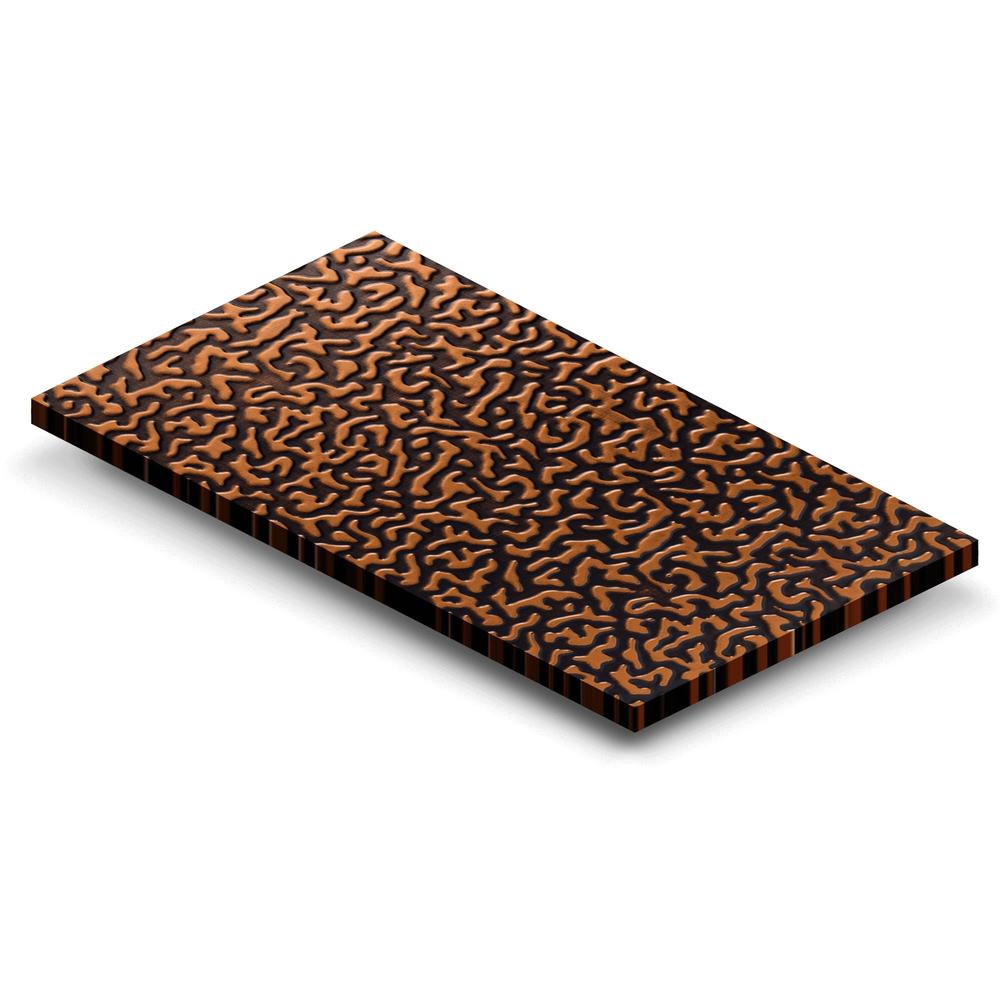 ZLINE 3 x 5 Embossed Copper Sample (CS-E) main image.