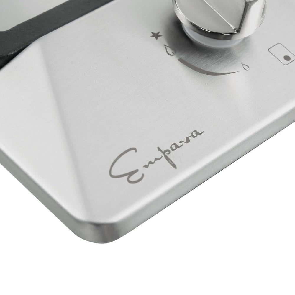Empava 12 in. 2 burner Gas Cooktop in Stainless Steel (12GC29)