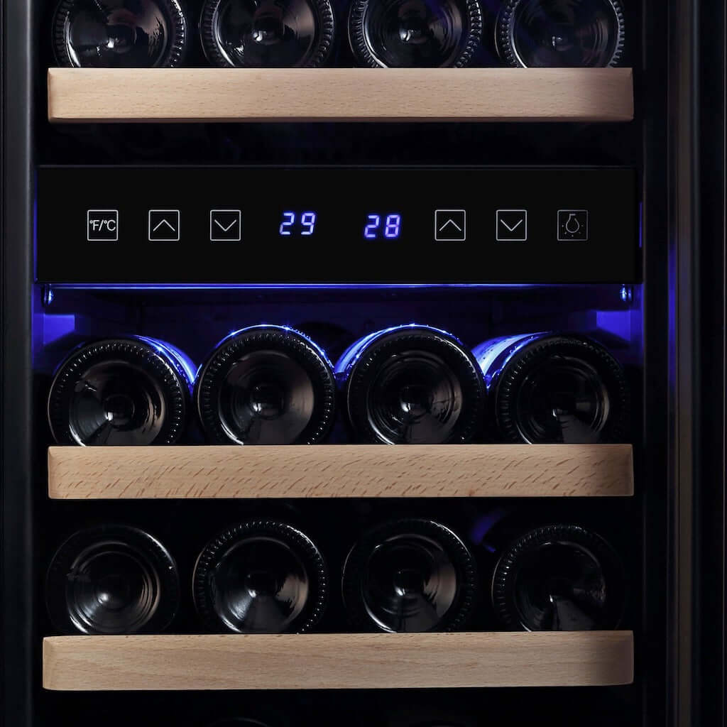 Empava 15 in. 29-Bottle Dual Zone Wine Cooler (WC02D) 