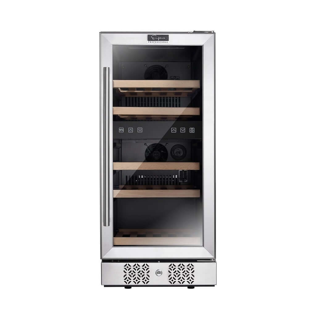 Empava 15 in. 29-Bottle Dual Zone Wine Cooler (WC02D) 