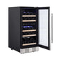 Empava 15 in. 29-Bottle Dual Zone Wine Cooler (WC02D) 