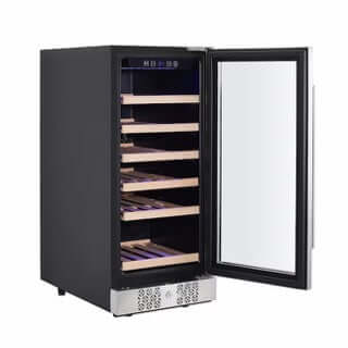 Empava 15 in. 31-Bottle Single Zone Wine Cooler (WC01S) 