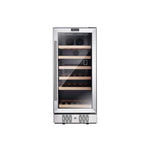 Empava 15 in. 31-Bottle Single Zone Wine Cooler (WC01S) front.