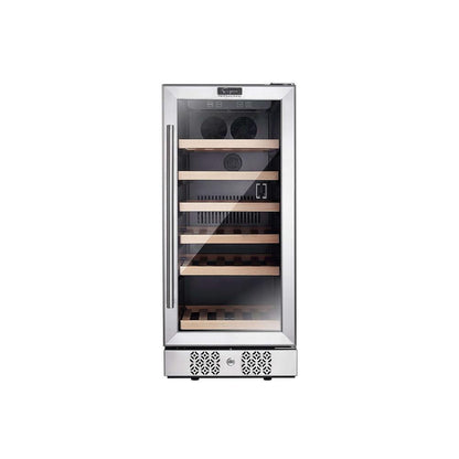 Empava 15 in. 31-Bottle Single Zone Wine Cooler (WC01S) front.