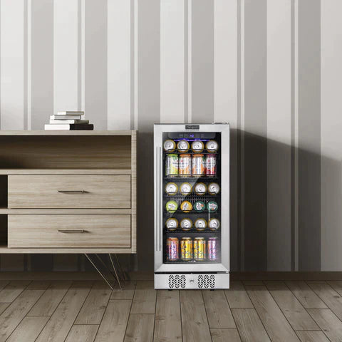 Empava 15 in. 84-Can Beverage Fridge (BR01S) 