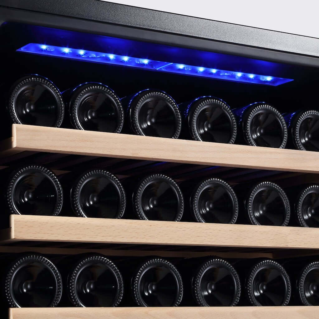 Empava 24 in. 116 Bottle Dual Zone Wine Cooler (WC06D) 