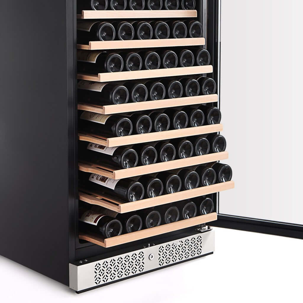 Empava 24 in. 127 Bottle Single Zone Wine Cooler (WC05S) 