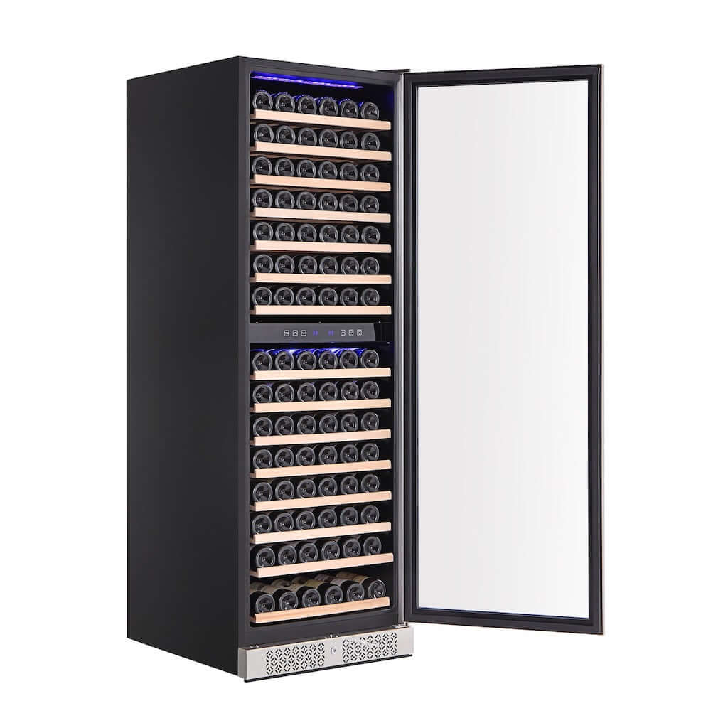 Empava Dual Zone Wine Refrigerator - white background