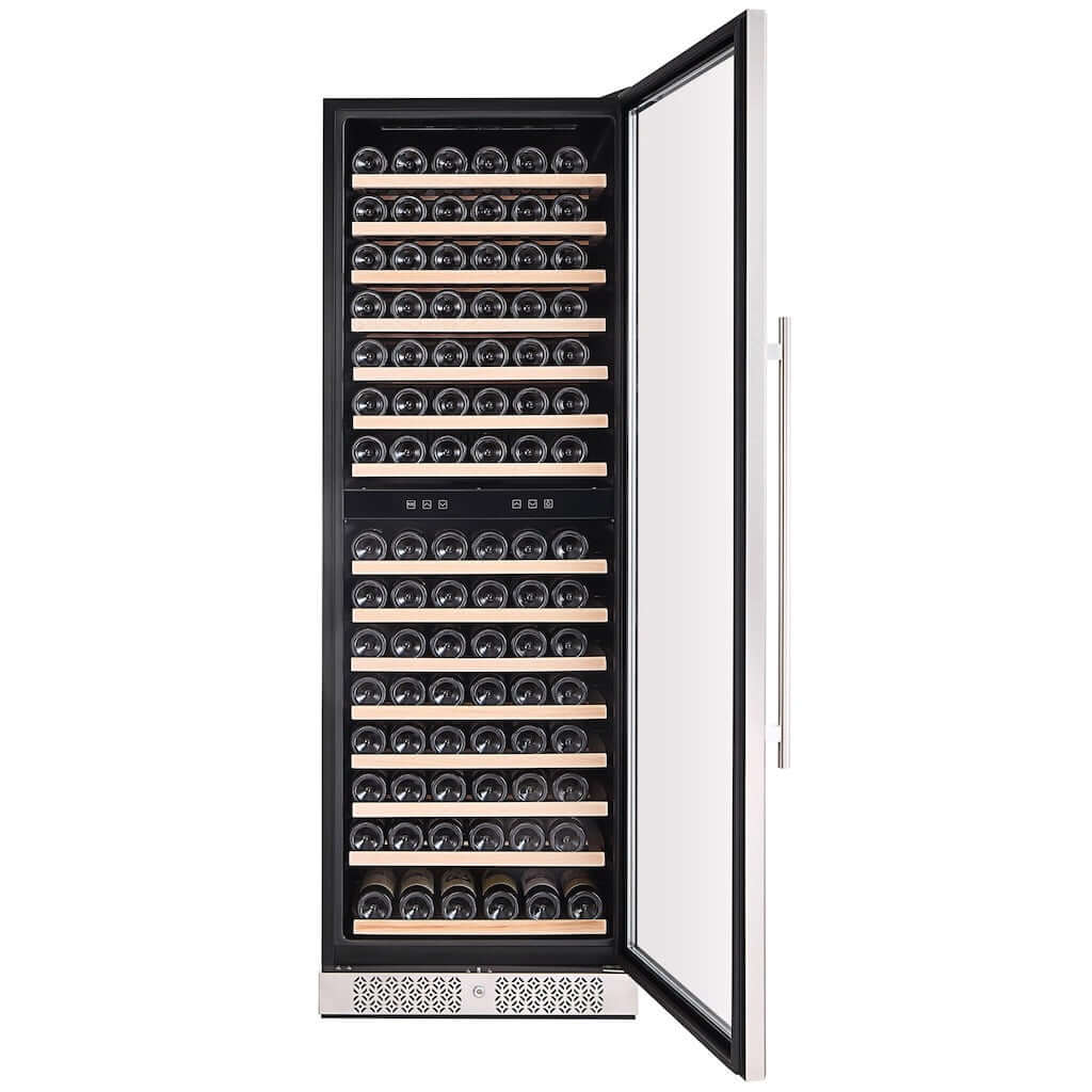 Empava 24 in. 160 Bottle Dual Zone Wine Refrigerator (WC08D) 