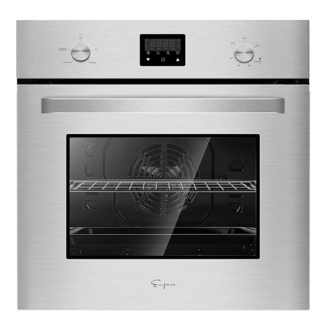 Empava 24 in. 2.3 cu. ft. Liquid Propane Gas Wall Oven in Stainless Steel (24WO11L)