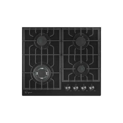 Empava 24 in. 4 Burner Built-in Gas Cooktop in Black (24GC28) 