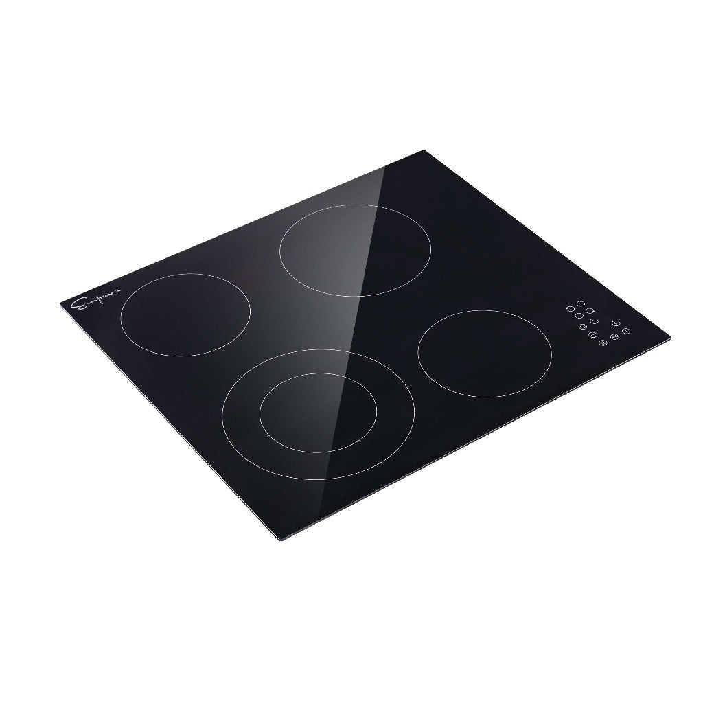 Empava 24 in. 4 Burner Electric Radiant Cooktop in Black (24REC11) 