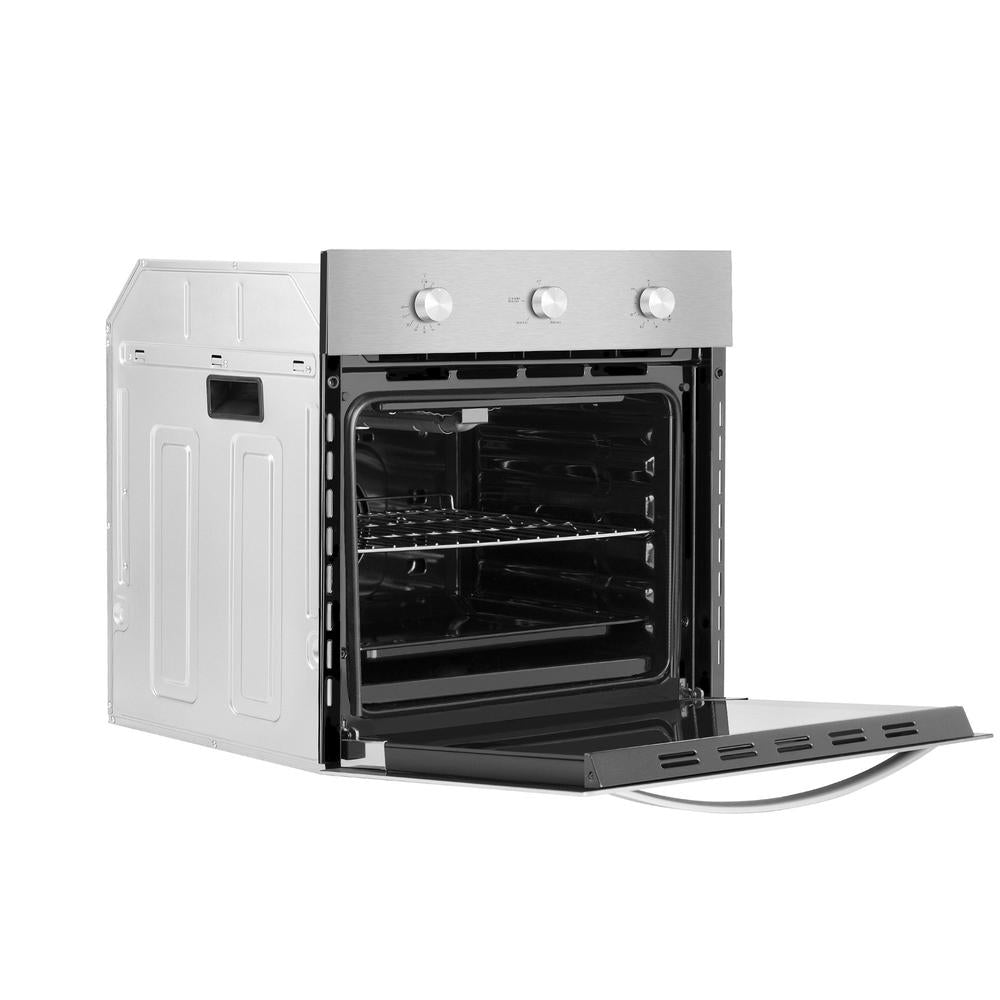 Empava 24 in. Single Natural Gas Wall Oven in Stainless Steel (24WO08)