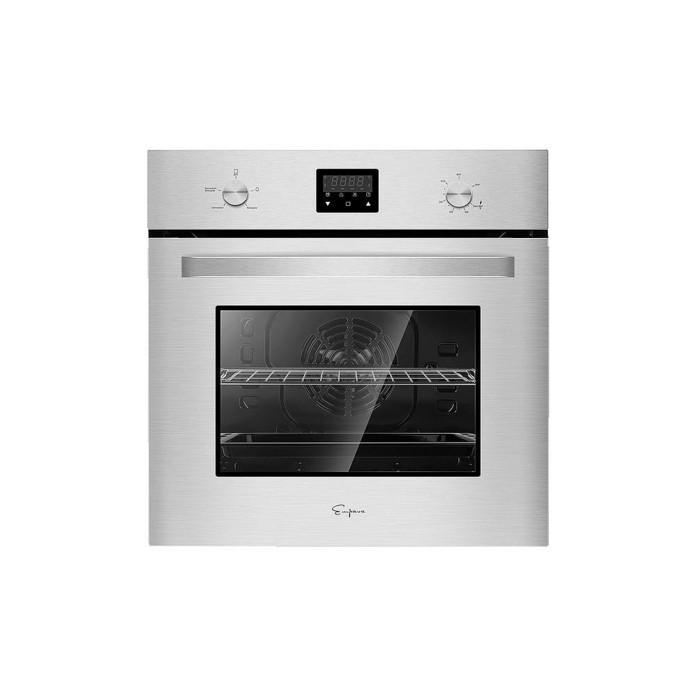 Empava 24 in. Single Natural Gas Wall Oven in Stainless Steel (24WO09) main image.