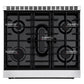 Empava 30 In. Pro-Style Freestanding Gas on Gas Range in Stainless Steel (30GR10) 