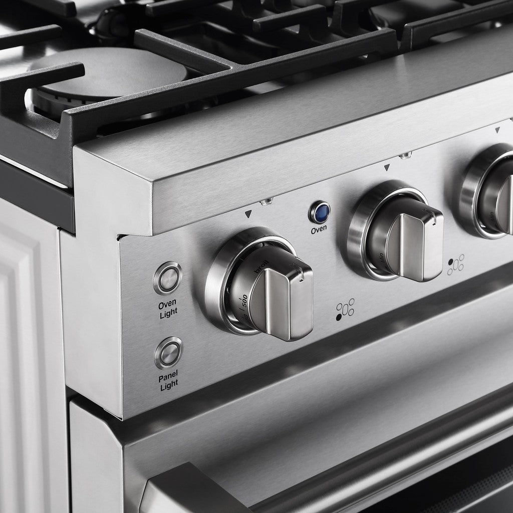 Empava 30 In. Pro-Style Freestanding Gas on Gas Range in Stainless Steel (30GR10) 