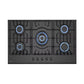 Empava 30 in. 5 Burner Built-in Gas Cooktops in Black (30GC26) 
