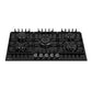 Empava 30 in. 5 Burner Built-in Gas Cooktops in Black (30GC26) 