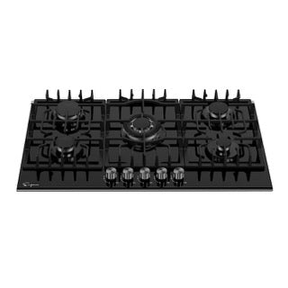 Empava 30 in. 5 Burner Built-in Gas Cooktops in Black (30GC26) 