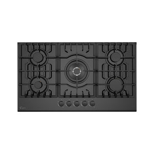 Empava 30 in. 5 Burner Built-in Gas Cooktop in Black (30GC26) main image.