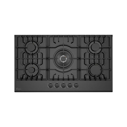 Empava 30 in. 5 Burner Built-in Gas Cooktops in Black (30GC26) 