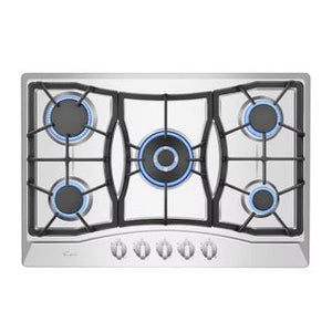 Empava 30 in. 5 Burner Built-in Gas Stove Cooktop in Stainless Steel (30GC21) 