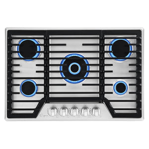 Empava 30 in. 5 Burner Built-in Gas Stove Cooktop in Stainless Steel (30GC37)