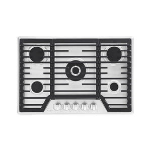 Empava 30 in. 5 Burner Built-in Gas Cooktop in Stainless Steel (30GC37) main image.