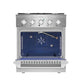 Empava 30 in. Pro-Style Freestanding Gas on Gas Range in Stainless Steel (30GR07) 