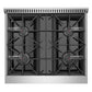 Empava 30 in. Pro-Style Freestanding Gas on Gas Range in Stainless Steel (30GR07) 