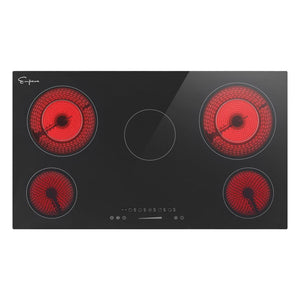 Empava 36 in. Electric Radiant Cooktop in Black (36REC14) main image.